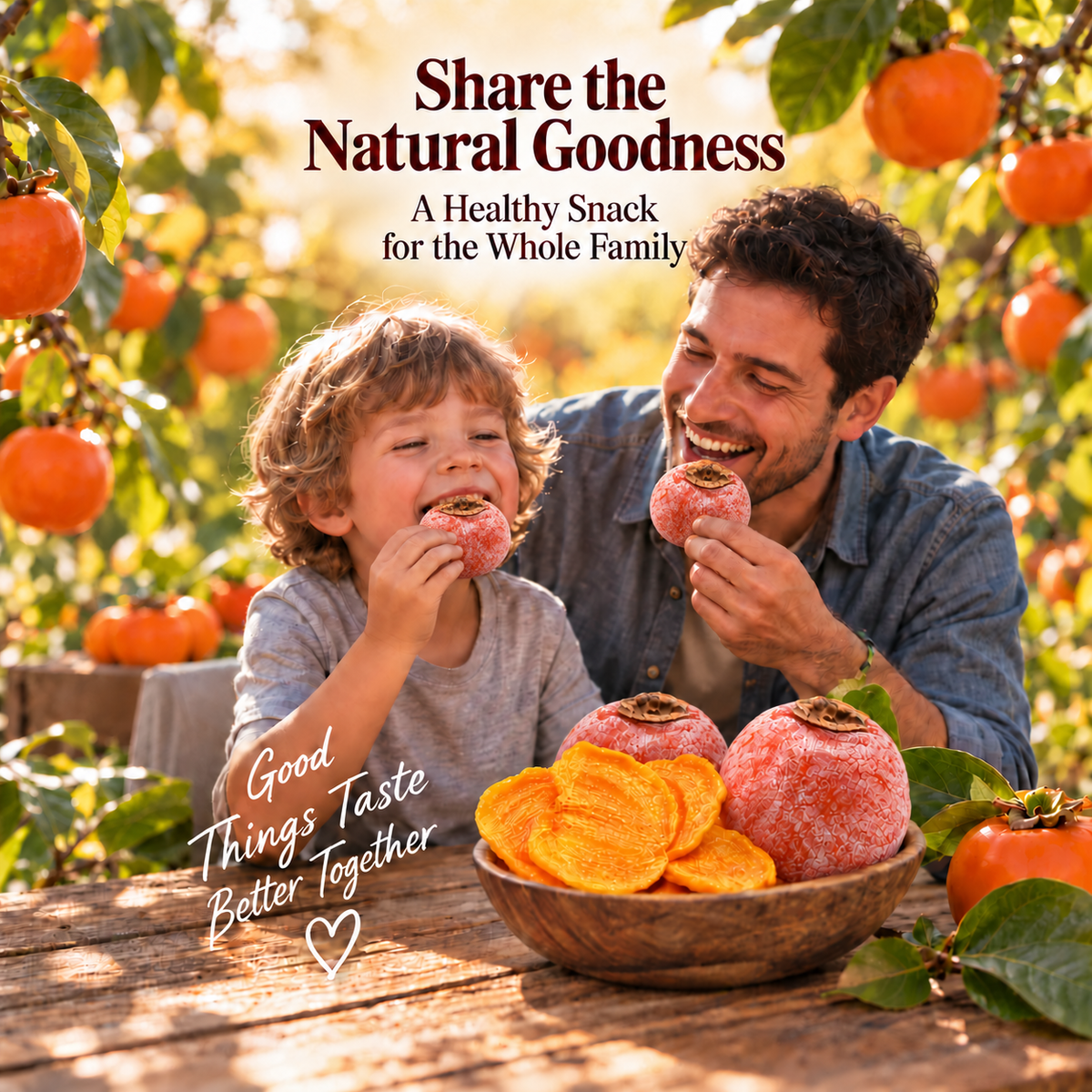 ❤️Dried Persimmon — Naturally Sweet Support for Heart, Joint & Digestive Wellness-XA